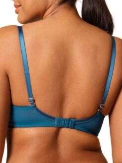 Gossard Superboost Lace Padded Plunge Bra - Deep Teal -FREYA Shop braforme gossard superboost lace 7711 DET b