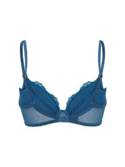 Gossard Superboost Lace Padded Plunge Bra - Deep Teal -FREYA Shop braforme gossard superboost lace 7711 DET cb