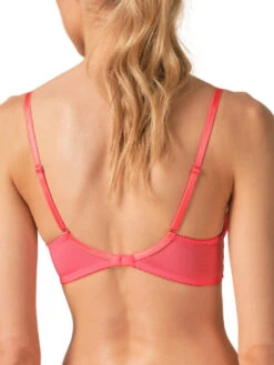 Gossard Superboost Lace Padded Plunge Bra - Sugar Coral -FREYA Shop braforme gossard superboost lace 7711 SUG b