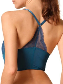 Gossard Superboost Lace Deep V Bralette - Deep Teal -FREYA Shop braforme gossard superboost lace 7718 DET 2b