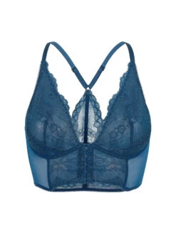 Gossard Superboost Lace Deep V Bralette - Deep Teal -FREYA Shop braforme gossard superboost lace 7718 DET cf