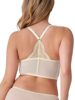 Gossard Superboost Lace Deep V Bralette - Lemon -FREYA Shop braforme gossard superboost lace 7718 LEM 2b