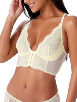 Gossard Superboost Lace Deep V Bralette - Lemon -FREYA Shop braforme gossard superboost lace 7718 LEM s