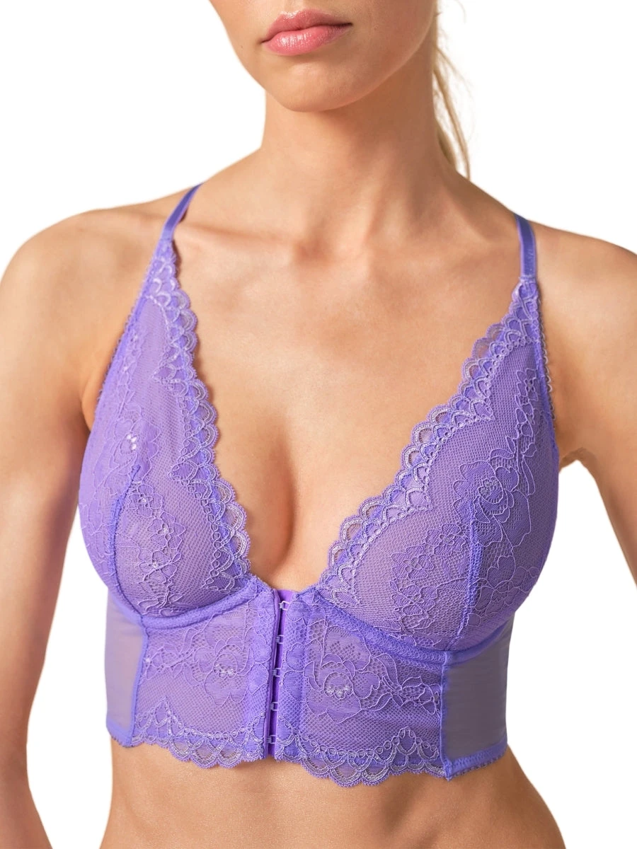 Gossard Superboost Lace Deep V Bralette - Purple Hebe 3 Gossard Superboost Lace Deep V Bralette - Purple Hebe