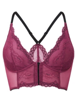 Gossard Superboost Lace Deep V Bralette - Purple Potion 18 Gossard Superboost Lace Deep V Bralette - Purple Potion -FREYA Shop braforme gossard superboost lace 7718 PUP cf