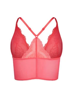 Gossard Superboost Lace Deep V Bralette - Sugar Coral -FREYA Shop braforme gossard superboost lace 7718 SUG cb