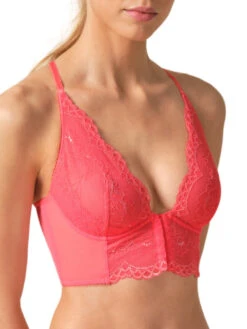 Gossard Superboost Lace Deep V Bralette - Sugar Coral -FREYA Shop braforme gossard superboost lace 7718 SUG s