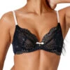 Gossard Superboost Lace Plunge Bra - Black/Ivory Rose -FREYA Shop braforme gossard superboost lace 7725 BKI f