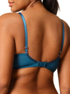 Gossard Superboost Lace Plunge Bra - Deep Teal -FREYA Shop braforme gossard superboost lace 7725 DET b