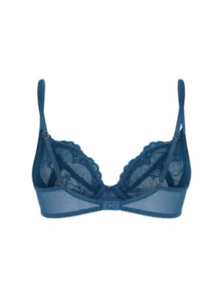 Gossard Superboost Lace Plunge Bra - Deep Teal -FREYA Shop braforme gossard superboost lace 7725 DET cb