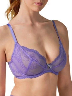 Gossard Superboost Lace Plunge Bra - Purple Hebe -FREYA Shop braforme gossard superboost lace 7725 PUH 2s