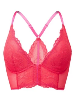 Gossard Superboost Lace Deep V Bralette - Rose Red 16 Gossard Superboost Lace Deep V Bralette - Rose Red -FREYA Shop braforme gossard superboost lace web 7718 RRD cf