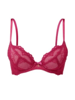 Gossard Superboost Lace Plunge Bra - Vivacious -FREYA Shop braforme gossard superboost viv vivacious 7725 pink p1