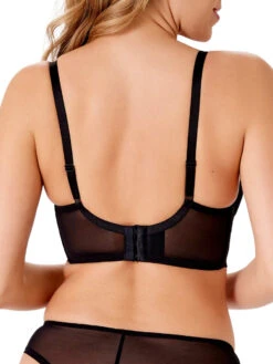 Gossard Suspense Longline Plunge Bra - Black -FREYA Shop braforme gossard suspense 19901 BLK 2b