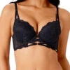 Gossard Suspense Longline Plunge Bra - Black -FREYA Shop braforme gossard suspense 19901 BLK f