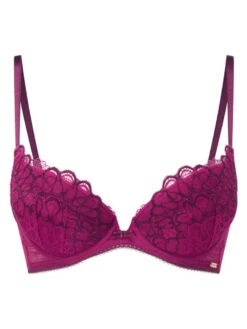 Gossard Swirl Plunge Bra - Raspberry -FREYA Shop braforme gossard swirl 17801 RPY cf