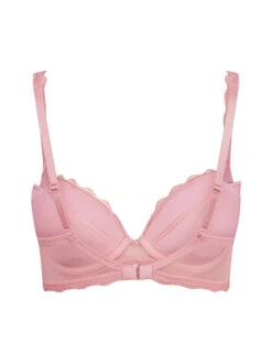 Gossard Vintage Romance Padded Plunge Bra - Soft Pink -FREYA Shop braforme gossard vintage romance 22201 SPI cb