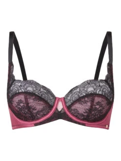 Gossard VIP Confession Balcony Bra - Burgundy/Black -FREYA Shop braforme gossard vip confession 19505 BUB cf