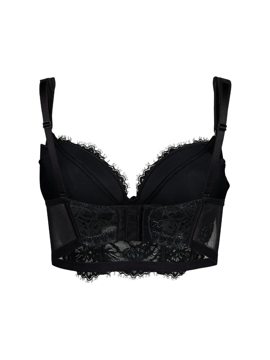 Gossard VIP Intrigue Padded Longline Bra - Black 12 Gossard VIP Intrigue Padded Longline Bra - Black - Image 10