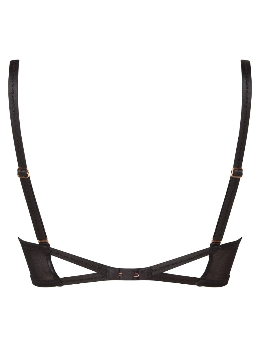 Gossard VIP Lavish Uplifting Balconette Bra - Black 10 Gossard VIP Lavish Uplifting Balconette Bra - Black - Image 8