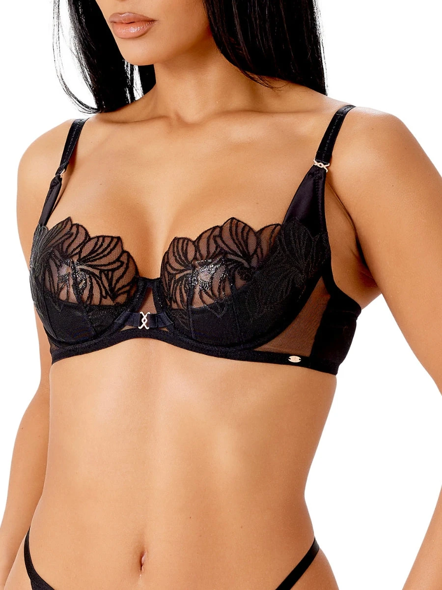 Gossard VIP Lavish Uplifting Balconette Bra - Black 5 Gossard VIP Lavish Uplifting Balconette Bra - Black - Image 3