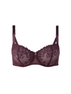 Aubade Femme Passion Comfort Half Cup Bra - Wineberry -FREYA Shop braforme lingerie aubade sale femme passion wineberry mi14 02 p