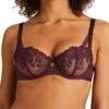 Aubade Femme Passion Half Cup Bra - Wineberry -FREYA Shop braforme lingerie aubade sale femme passion wineberry mi14 f