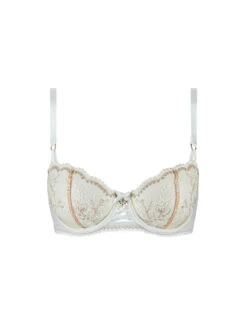 Aubade Tresor Infini Half Cup Bra - White Wind 15 Aubade Tresor Infini Half Cup Bra - White Wind -FREYA Shop braforme lingerie aubade tresnor infini whiw white wind idf14 p