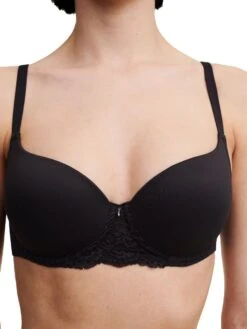 Chantelle Easy Feel Marilyn Covering T-Shirt Bra - Black