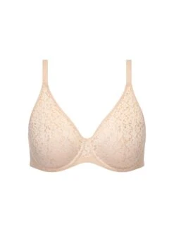 Chantelle Easy Feel Norah Covering Moulded Bra - Golden Beige -FREYA Shop braforme lingerie chantelle easy feel femilet norah c13f10 01n p