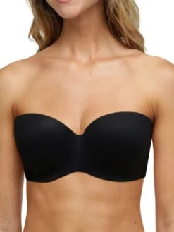 Chantelle Easy Feel Norah Bandeau T-Shirt Bra - Black
