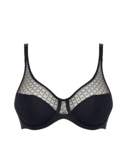 Chantelle Norah Chic Covering Moulded Bra - Black -FREYA Shop braforme lingerie chantelle norah chic c16m10 011 p