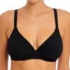 FREYA Ibiza Waves Plunge Bikini Top - Black -FREYA Shop braforme lingerie freya swimwear as203802 blk black f