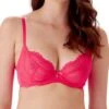 Gossard Superboost Lace Plunge Bra - Diva Pink -FREYA Shop braforme lingerie gossard superboost lace bra 7725 dvp diva pink f