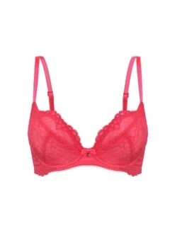 Gossard Superboost Lace Plunge Bra - Diva Pink -FREYA Shop braforme lingerie gossard superboost lace bra 7725 dvp diva pink p