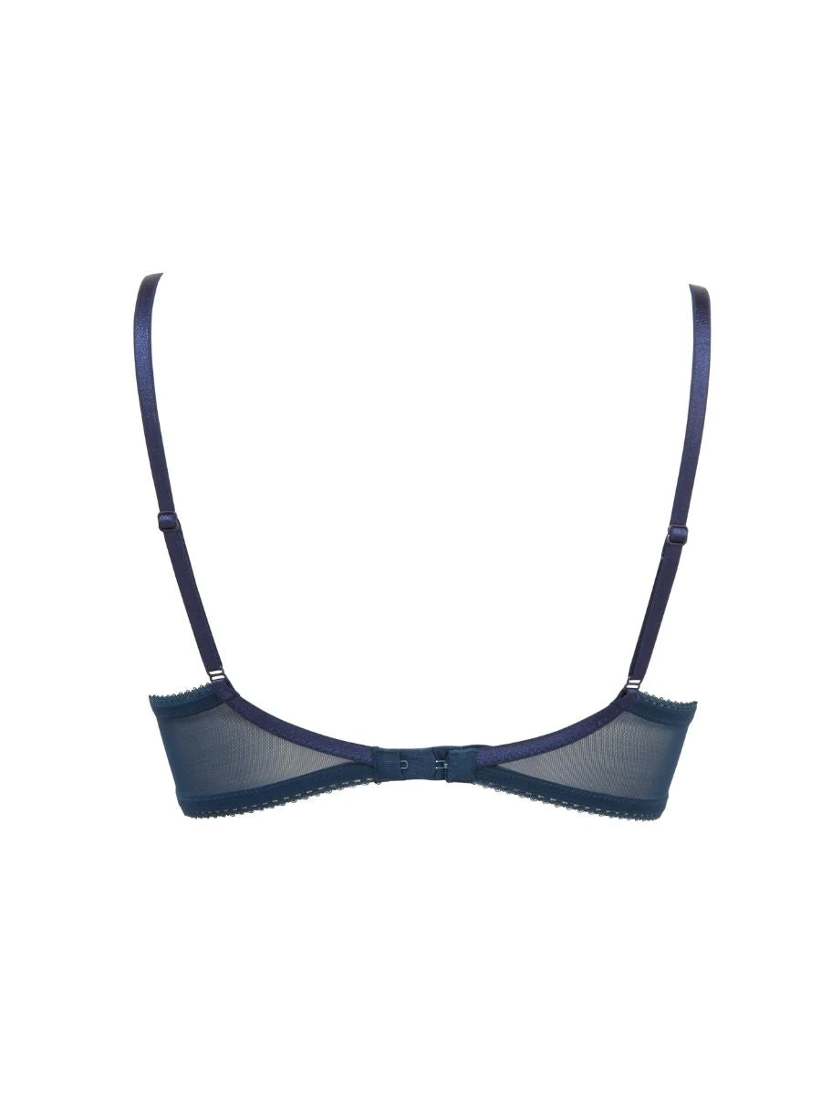 Gossard Swirl Plunge Bra - Dark Teal/Eclipse 8 Gossard Swirl Plunge Bra - Dark Teal/Eclipse - Image 6