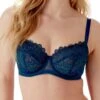 Gossard Swirl Balcony Bra - Dark Teal/Eclipse