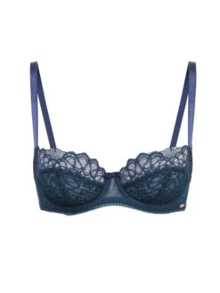 Gossard Swirl Balcony Bra - Dark Teal/Eclipse -FREYA Shop braforme lingerie gossard swirl bra 17805 dte darl teal eclipse p1