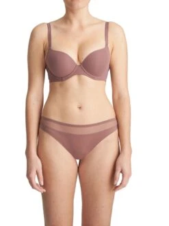 MARIE JO Louie Push-Up Bra - Satin Taupe -FREYA Shop braforme lingerie marie jo louie bra 0122097 sat full