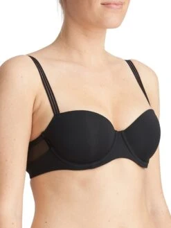 MARIE JO Louie Padded Balcony Bra - Black -FREYA Shop braforme lingerie marie jo louie bra 0122099 zwa s