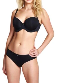 Panache Cleo Harper T-Shirt Bra - Black -FREYA Shop braforme lingerie panache harper 9921 9922 black full