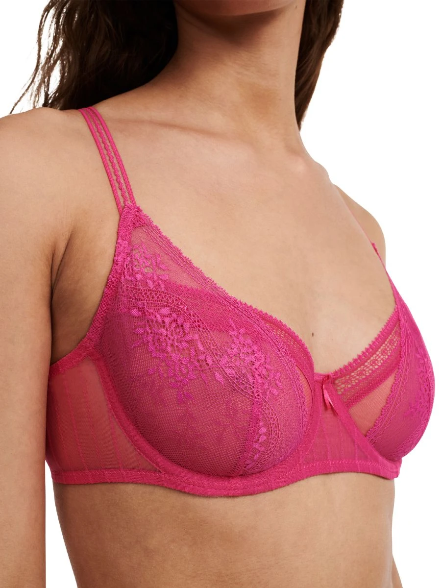 Passionata Maddie Half-Cup Bra - Fuschia Purple 5 Passionata Maddie Half-Cup Bra - Fuschia Purple - Image 3