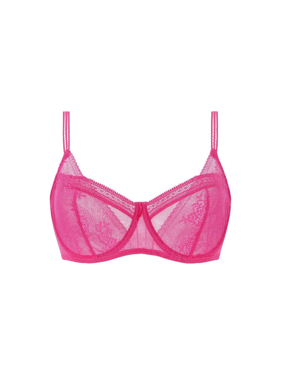 Passionata Maddie Half-Cup Bra - Fuschia Purple 7 Passionata Maddie Half-Cup Bra - Fuschia Purple - Image 5