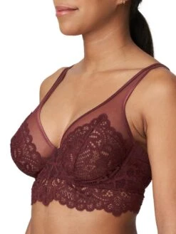 Twist First Night Longline Plunge Bra - Merlot -FREYA Shop braforme lingerie primadonna twist 0141886 mrl merlot s