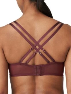 Twist First Night Padded Balcony Bra - Merlot 16 Twist First Night Padded Balcony Bra - Merlot -FREYA Shop braforme lingerie primadonna twist 0241882 mrl merlot b
