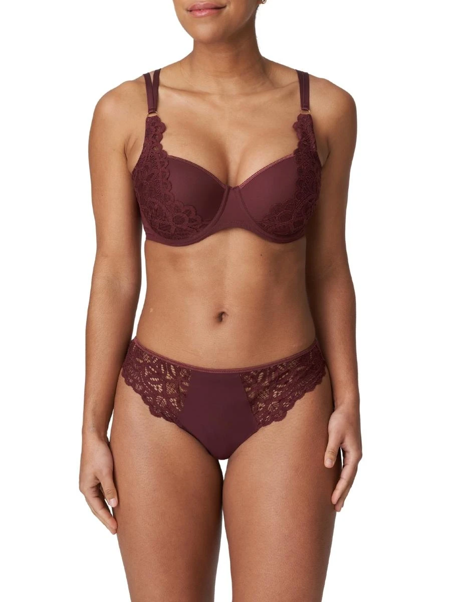 Twist First Night Padded Balcony Bra - Merlot 9 Twist First Night Padded Balcony Bra - Merlot - Image 7