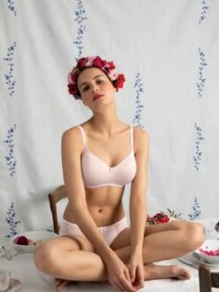 Rosa Faia Fleur Wireless Contour Bra - Blush Pink -FREYA Shop braforme lingerie rosa faia fleur bra 5654 279 ls1
