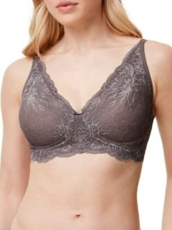 Triumph Amourette Charm Non-Wired Bra - Pigeon Grey