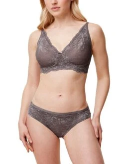 Triumph Amourette Charm Non-Wired Bra - Pigeon Grey -FREYA Shop braforme lingerie triumph bra amourette charm 10214451 3091 full