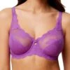Triumph Amourette 300 High Apex Bra - Blueberry Cream -FREYA Shop braforme lingerie triumph briefs amourette 300 summer 10214453 3089 f